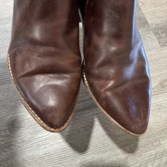 Madewell Bonham Ankle Bootie in Cherrywood Leather 7.5 - Picture 6 of 8